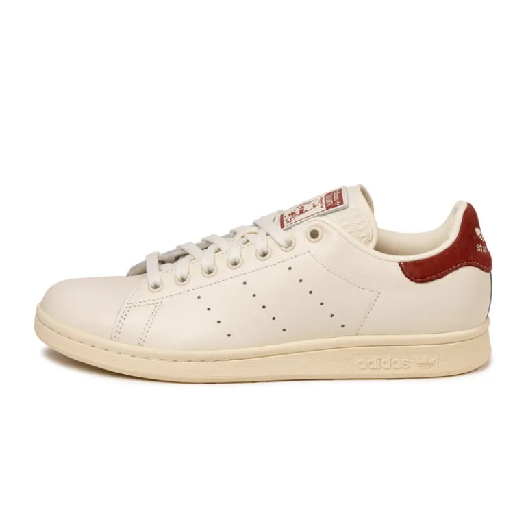 Adidas Sneakers En Cuir|Baskets Décontractées Terrace*Stan Smith Off White / Preloved Ruby / Cream White