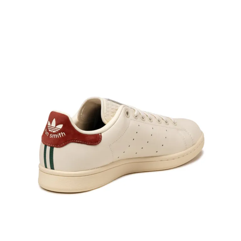 Adidas Sneakers En Cuir|Baskets Décontractées Terrace*Stan Smith Off White / Preloved Ruby / Cream White