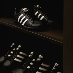 Adidas Sneakers En Cuir*Superstar 82 Core Black / Footwear White / Core Black