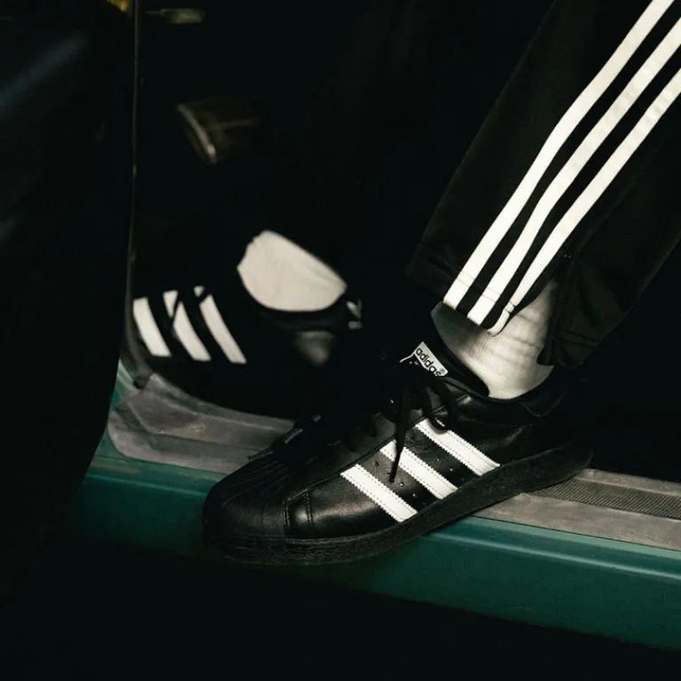 Adidas Sneakers En Cuir*Superstar 82 Core Black / Footwear White / Core Black