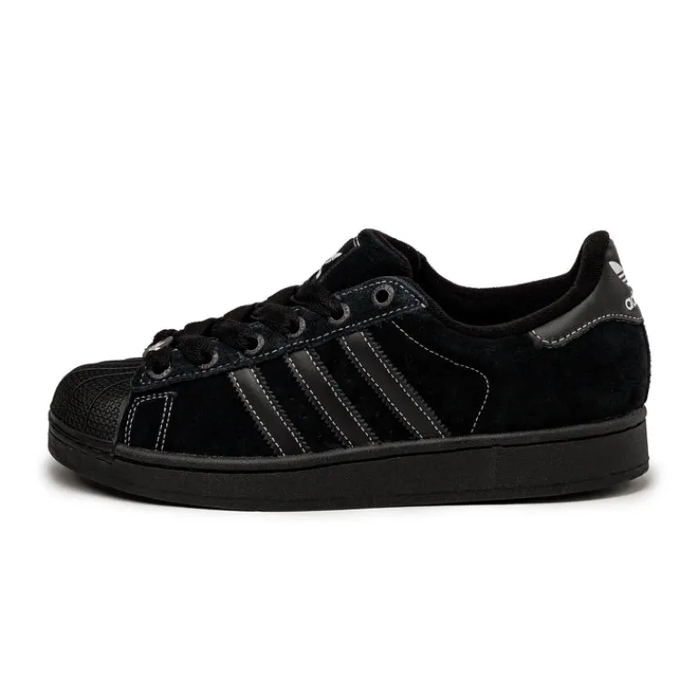 Adidas Sneakers En Cuir*Superstar II Core Black / Core Black / Footwear White