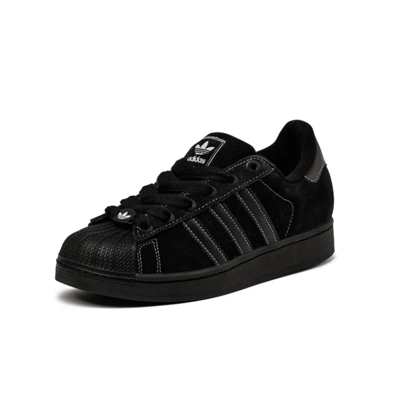 Adidas Sneakers En Cuir*Superstar II Core Black / Core Black / Footwear White