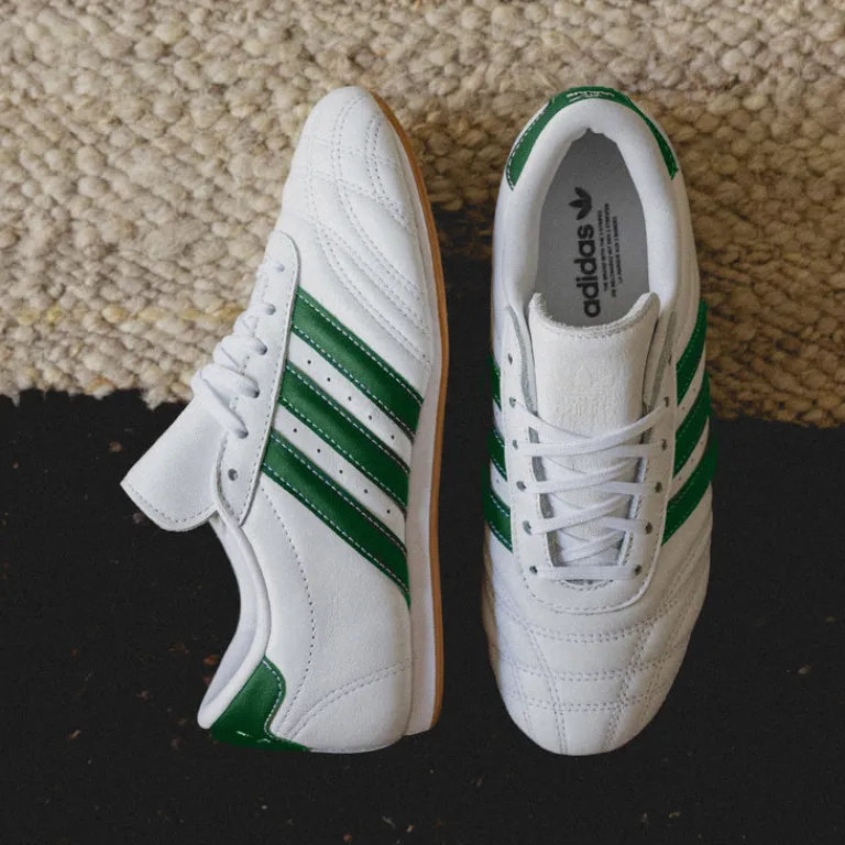 Adidas Sneakers En Cuir|Baskets Décontractées Terrace*Taekwondo Lace W Footwear White / Collegiate Green / Gum 3