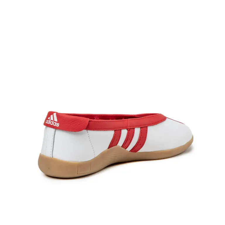 Adidas Sneakers En Cuir|Ballerinas*Taekwondo Mei Ballet W Footwear White / Beta Scarlett / Gum 3