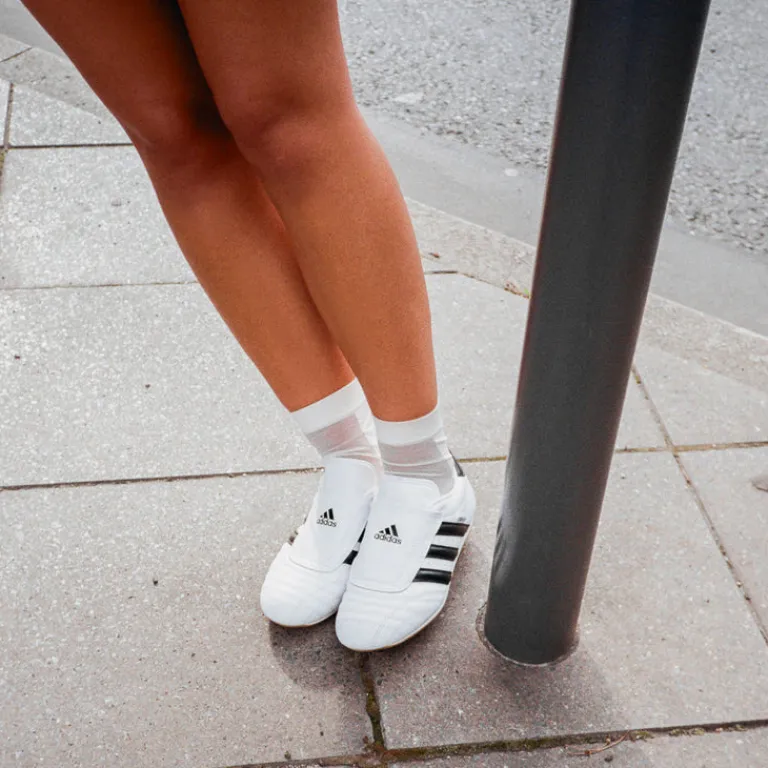 Adidas Sneakers En Cuir|Baskets Décontractées Terrace*Taekwondo W Footwear White / Core Black / Gum 3