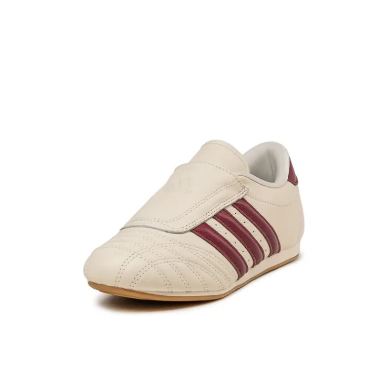 Adidas Sneakers En Cuir|Baskets Décontractées Terrace*Taekwondo W Off White / Noble Maroon / Gum 3