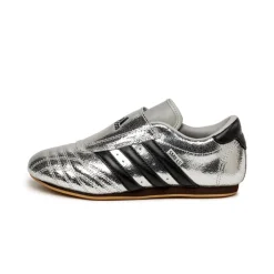Adidas Sneakers En Cuir|Baskets Décontractées Terrace*Taekwondo W Silver Metallic / Core Black / Gum 5