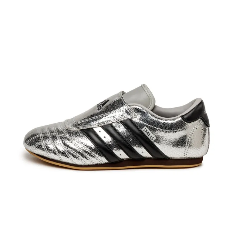 Adidas Sneakers En Cuir|Baskets Décontractées Terrace*Taekwondo W Silver Metallic / Core Black / Gum 5
