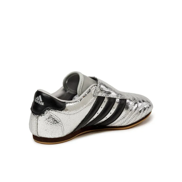 Adidas Sneakers En Cuir|Baskets Décontractées Terrace*Taekwondo W Silver Metallic / Core Black / Gum 5