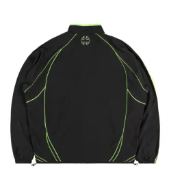 Adidas Gilets*Teamgeist Adicolor Track Top Black / Signal Green