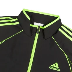 Adidas Gilets*Teamgeist Adicolor Track Top Black / Signal Green