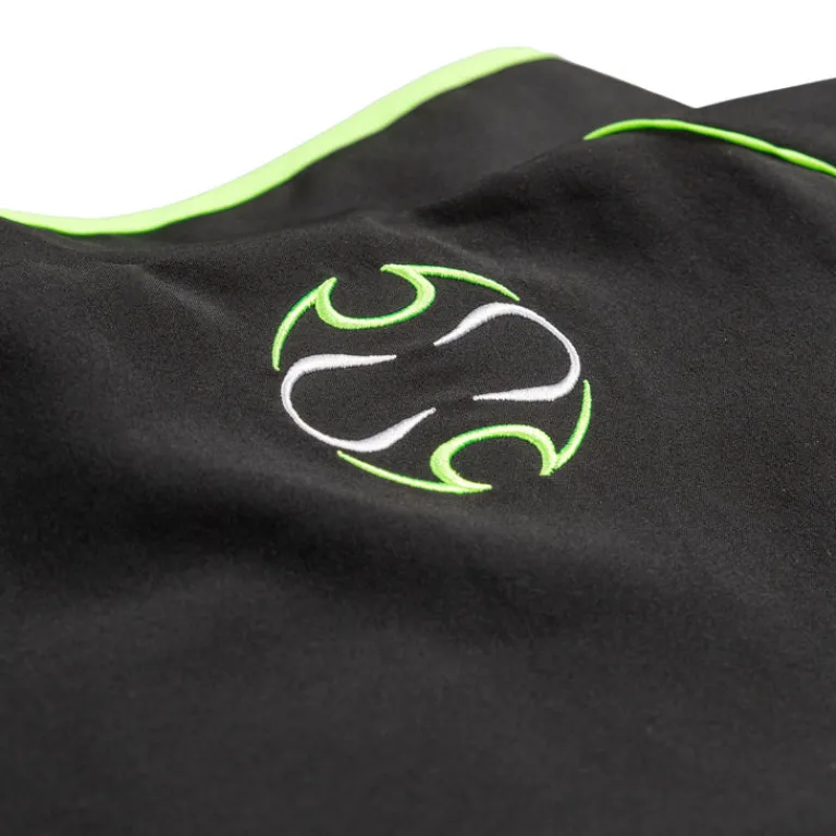 Adidas Gilets*Teamgeist Adicolor Track Top Black / Signal Green