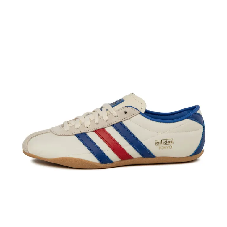 Adidas Sneakers En Cuir|Baskets Décontractées Terrace*Tokyo W Cream White / Royal Blue / Gum