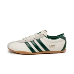 Adidas Sneakers En Cuir|Baskets Décontractées Terrace*Tokyo W Off White / Collegiate Green / Gold Metallic