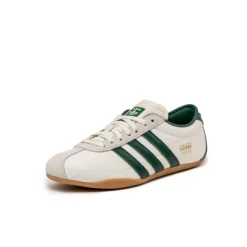 Adidas Sneakers En Cuir|Baskets Décontractées Terrace*Tokyo W Off White / Collegiate Green / Gold Metallic
