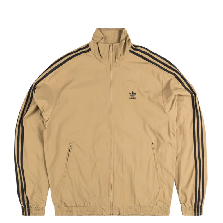 Adidas Gilets*Woven Firebird Track Top Beige / Black