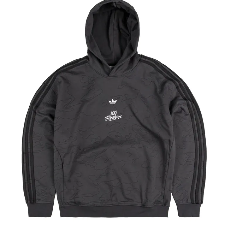 Adidas Sweats À Capuche*x 100 Thieves Hoodie Carbon
