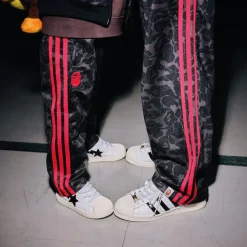 Adidas Sneakers Végétaliens|Sneakers Blancs*x Bape adifom SSTR 360 Kids Footwear White / Core Black / Off White