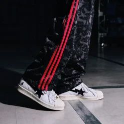 Adidas Sneakers En Cuir|Sneakers Blancs*x BAPE SSTR Footwear White / Core Black / Off White
