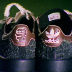 Adidas Sneakers En Cuir|Baskets Décontractées Terrace*x Brain Dead Forest Hills Core Black / Pantone / Branch
