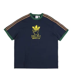 Adidas T-Shirts*x Brain Dead T-Shirt Collegiate Navy