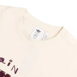 Adidas T-Shirts*x Brain Dead T-Shirt Wonder White