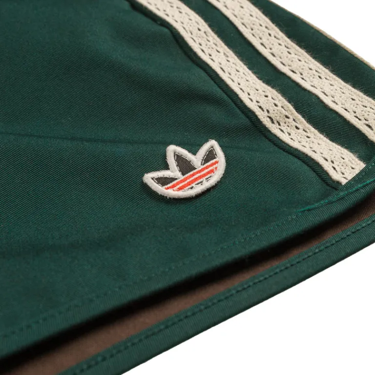 Adidas Shorts*x Clot by Edison Chen Sprinter Shorts Green Night / Dark Brown