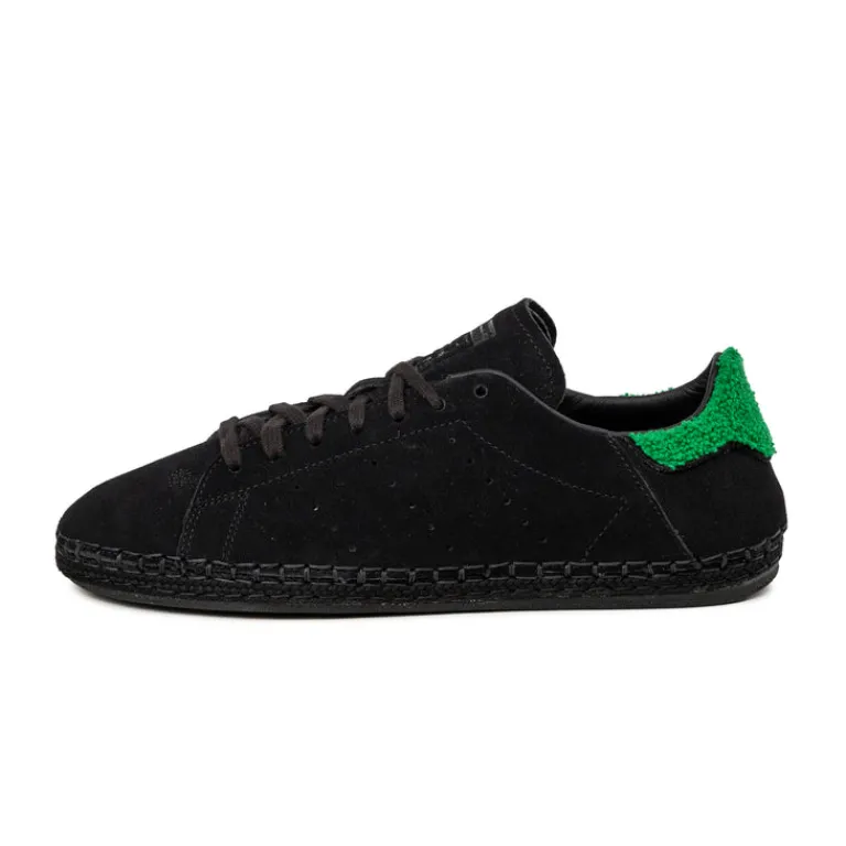 Adidas Sneakers En Cuir|Baskets Décontractées Terrace*x Clot by Edison Chen Stan Smith Core Black / Green / Core Black