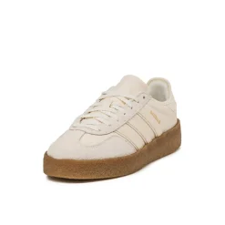 Adidas Sneakers En Cuir|Baskets Décontractées Terrace*x Clot by Edison Chen Gazelle Cream White / Core White / Gold Metallic