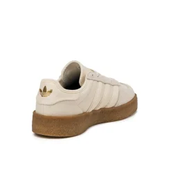 Adidas Sneakers En Cuir|Baskets Décontractées Terrace*x Clot by Edison Chen Gazelle Cream White / Core White / Gold Metallic
