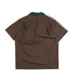 Adidas T-Shirts*x Clot by Edison Chen Bowling Shirt Dark Brown