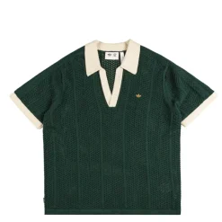 Adidas T-Shirts*x Clot by Edison Chen Pique Polo Green Night