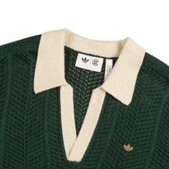 Adidas T-Shirts*x Clot by Edison Chen Pique Polo Green Night