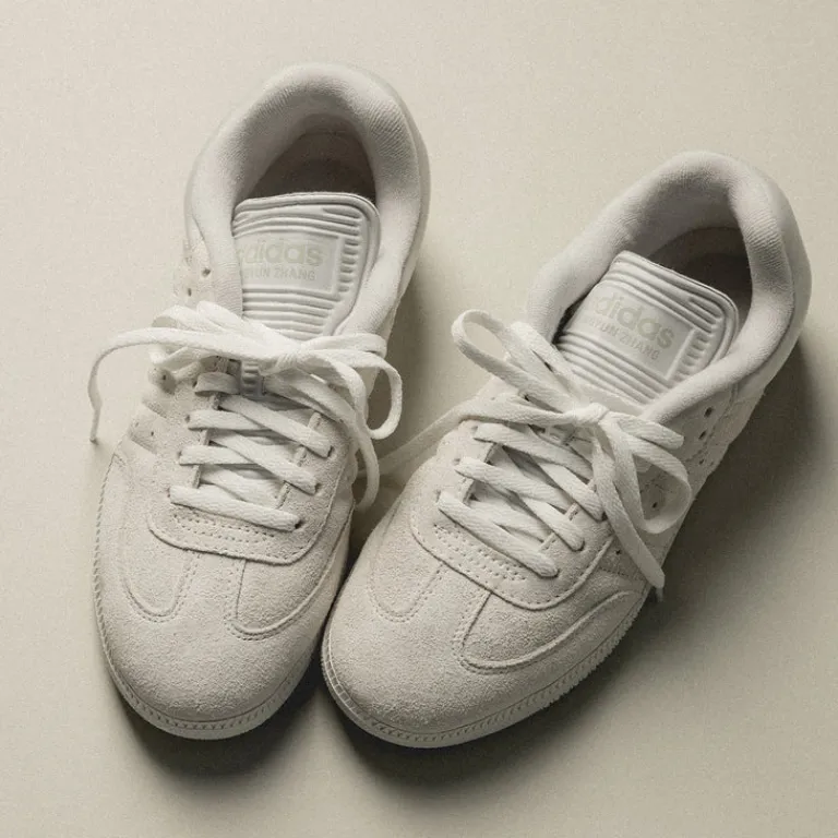 Adidas Sneakers En Cuir|Baskets Décontractées Terrace*x DYZ Samba White Vapor / White Vapor / Grey One