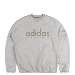 Adidas Pullover*x Fear Of God Athletics Heather Fleece Crewneck Light Grey Heather