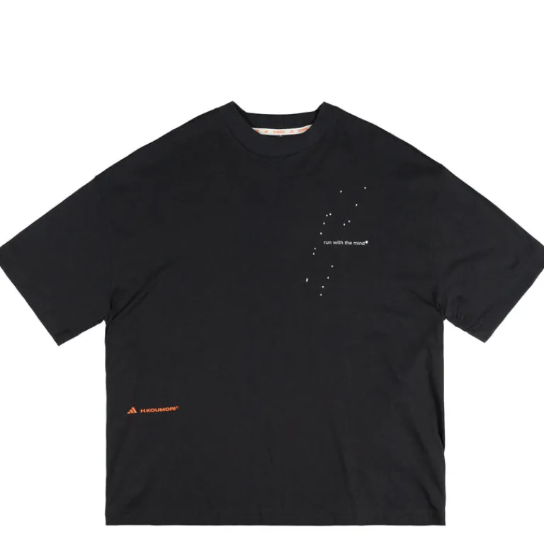 Adidas Running|T-Shirts*x Hermanos Koumori Adi365 Running T-Shirt Black