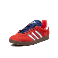 Adidas Sneakers En Cuir|Baskets Décontractées Terrace*x MLS Gazelle *New England Revolution* Birght Red / Footwear White / Nightsky