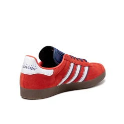 Adidas Sneakers En Cuir|Baskets Décontractées Terrace*x MLS Gazelle *New England Revolution* Birght Red / Footwear White / Nightsky