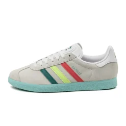Adidas Sneakers En Cuir|Baskets Décontractées Terrace*x MLS Gazelle *San José Earthquakes* Footwear White / Green / Bahia Glow