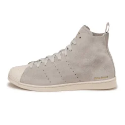 Adidas Sneakers Montantes|Sneakers En Cuir*x Wales Bonner Superstar Hi Mist Stone / Wonder White / Gold Metallic