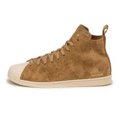 Adidas Sneakers Montantes|Sneakers En Cuir*x Wales Bonner Superstar Hi Supplier Color / Wonder White / Gold Metallic