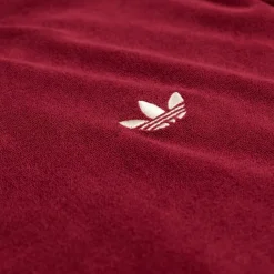 Adidas T-Shirts*x Wales Bonner Terry Polo Collegiate Burgundy