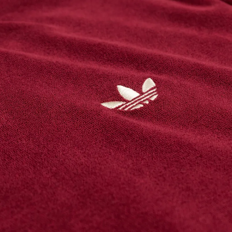 Adidas T-Shirts*x Wales Bonner Terry Polo Collegiate Burgundy