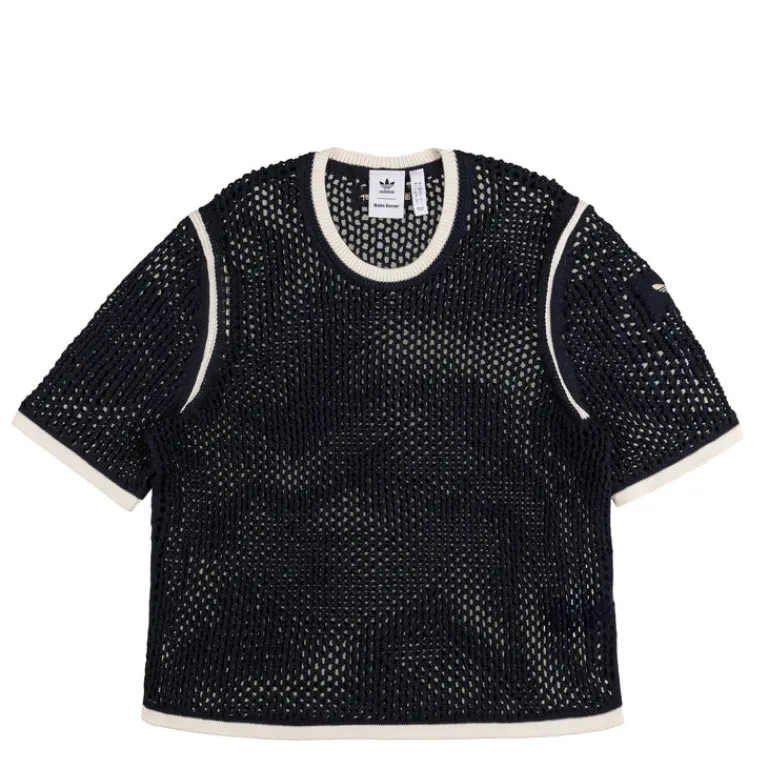 Adidas T-Shirts*x Wales Bonner Wmns Knit Tee Night Navy