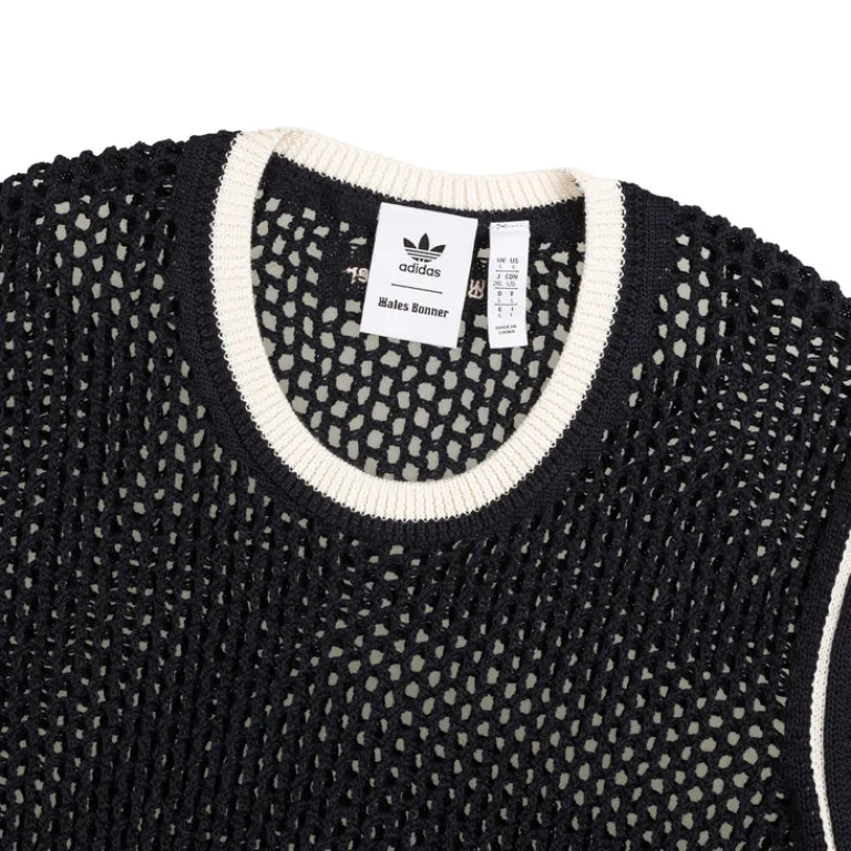 Adidas T-Shirts*x Wales Bonner Wmns Knit Tee Night Navy