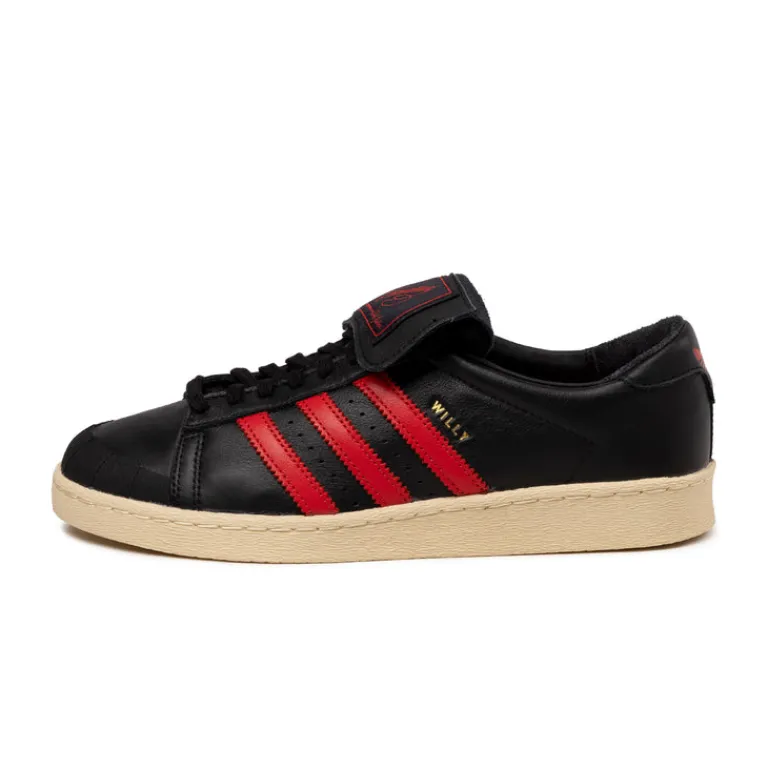 Adidas Sneakers En Cuir|Baskets Décontractées Terrace*x Willy Chavarria Jabbar Low Core Black / Core Black / Red