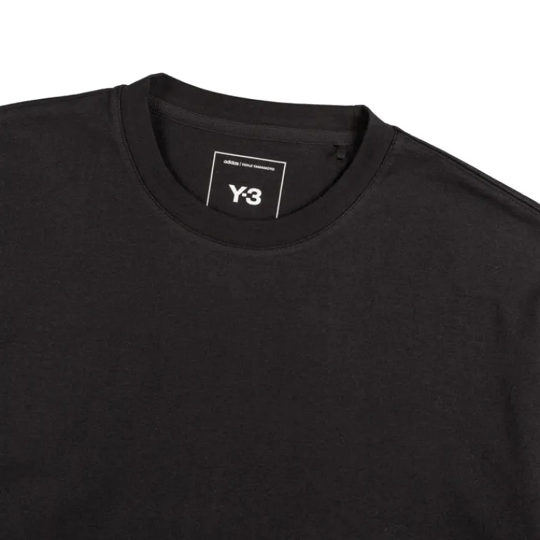 Adidas Y-3 T-Shirts*Backprint Short Sleeve Tee Black
