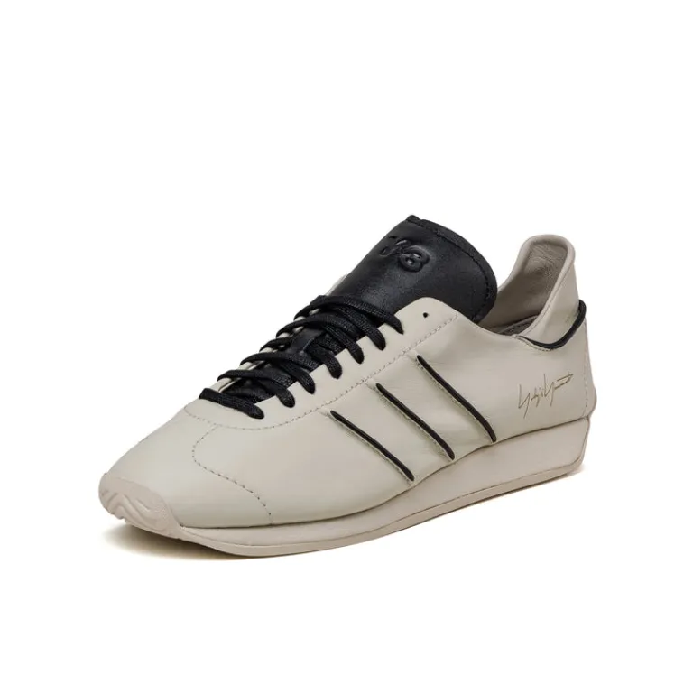 Adidas Y-3 Sneakers En Cuir|Baskets Décontractées Terrace*Country Talc / Talc / Black