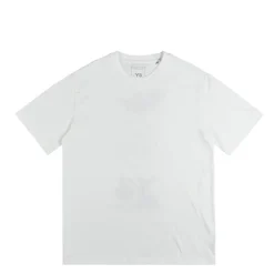 Adidas Y-3 T-Shirts*Graphic Short Sleeve Tee Core White