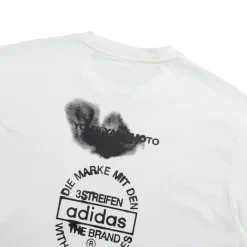 Adidas Y-3 T-Shirts*Graphic Short Sleeve Tee Core White